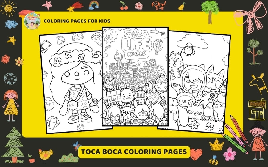 Tocaboca Coloring Pages Featured Image Min