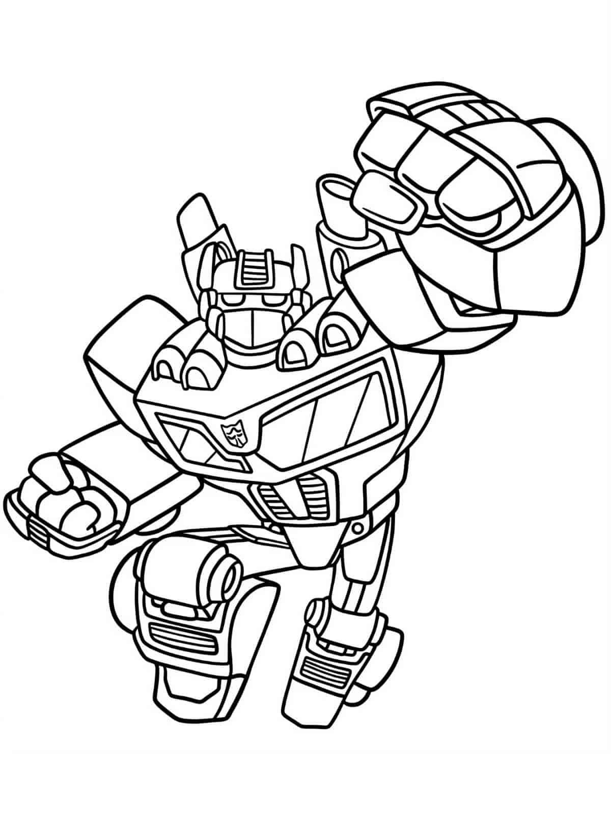 Transformer Coloring Page Free