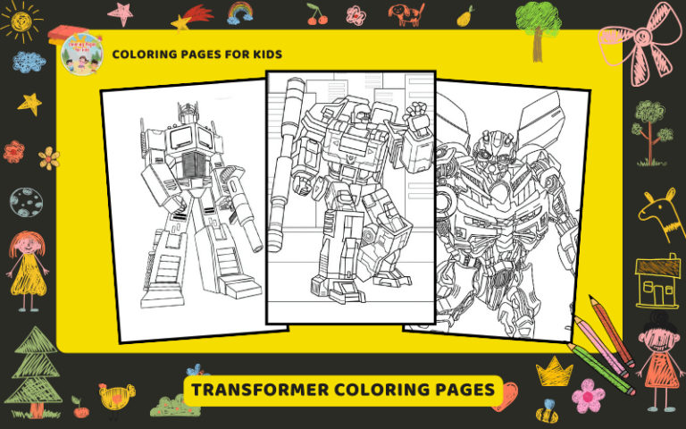 Transformer Coloring Pages Featured Image Min