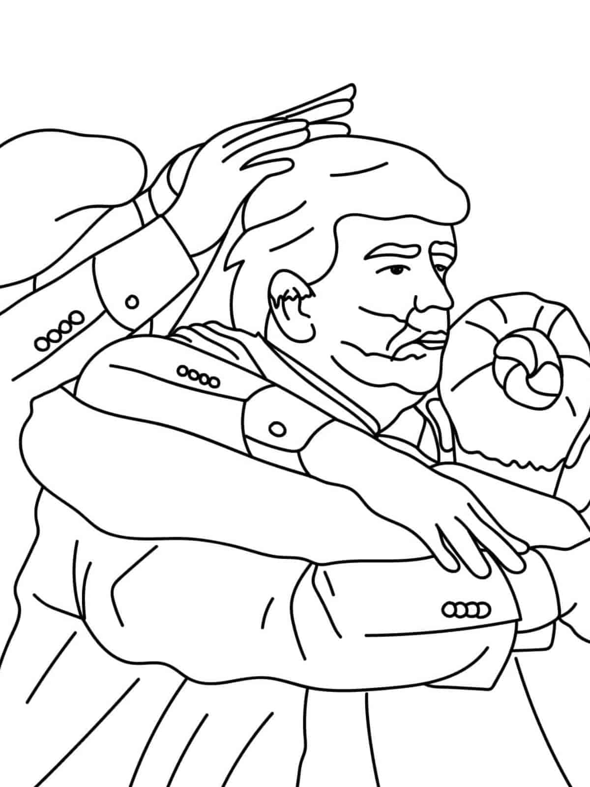 Trump Election Results Announced Coloring Pages