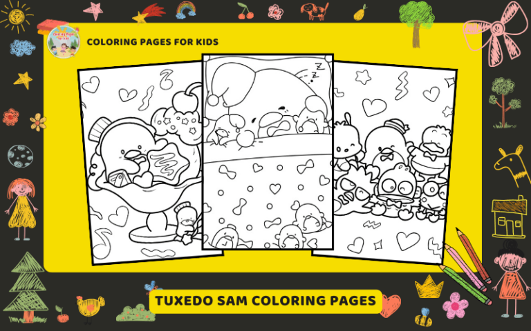 Tuxedo Sam Coloring Pages Featured Image Min