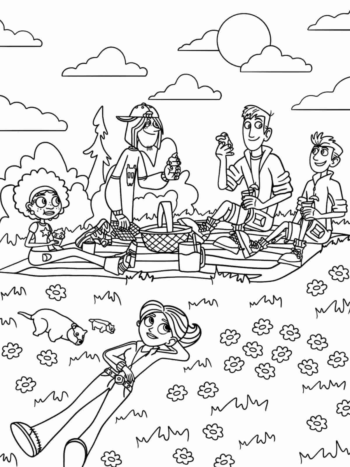 Wild Kratts Coloring Pages Of Kratt Brothers