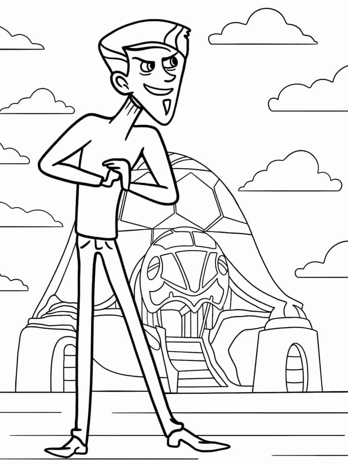 Wild Kratts Coloring Pages With Exotic Animals