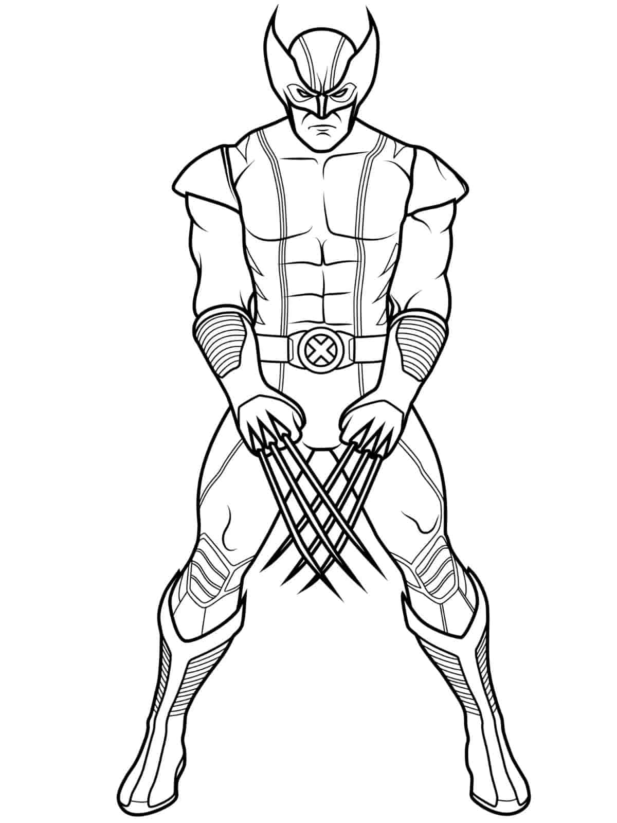 Wolverine Comic Coloring Pages