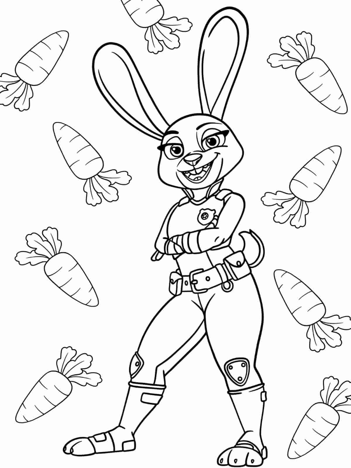 Zootopia Movie Coloring Pages