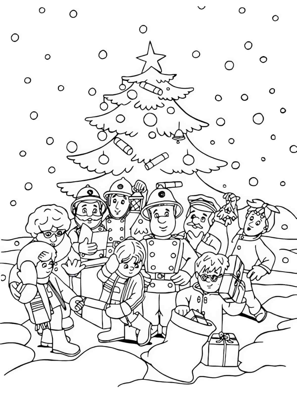 Fireman Sam And Norman Price Coloring Pages