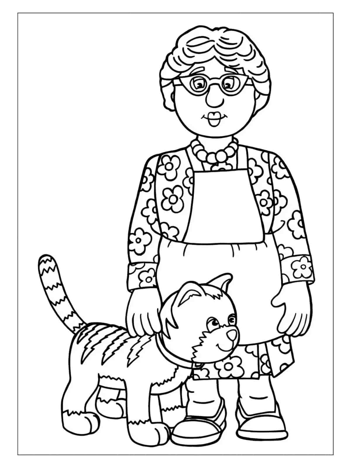 Fireman Sam On The Job Coloring Pages