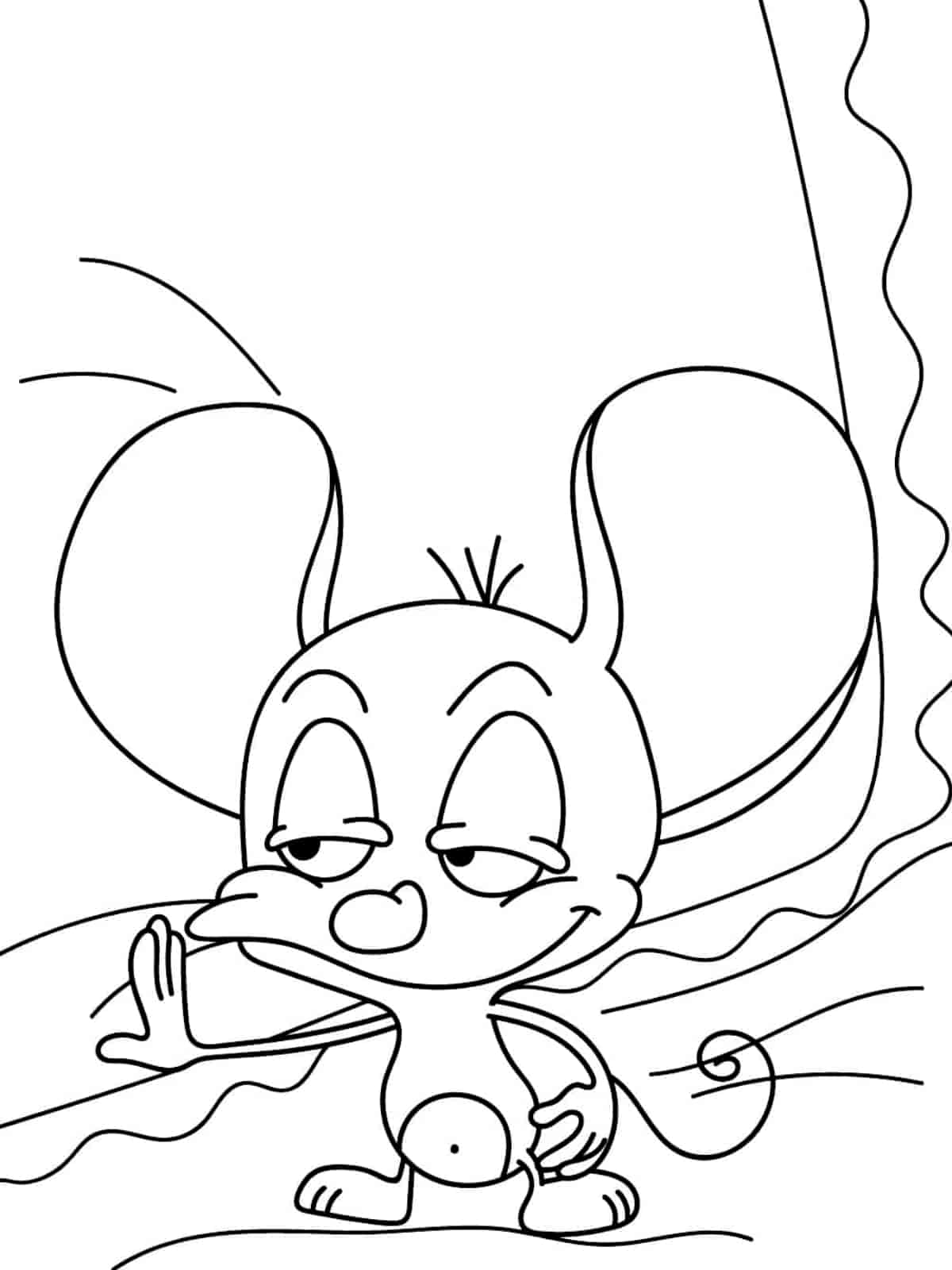 Oggy And Cockroaches Dressed Up Coloring Pages