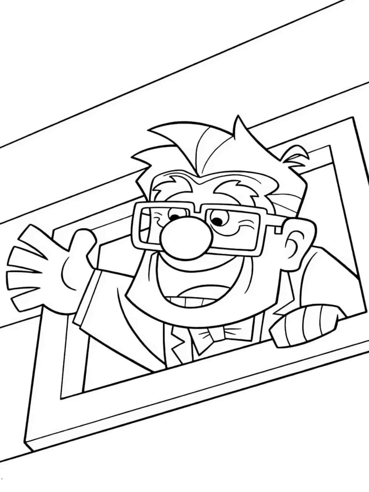 Up Carl And Ellie Coloring Pages