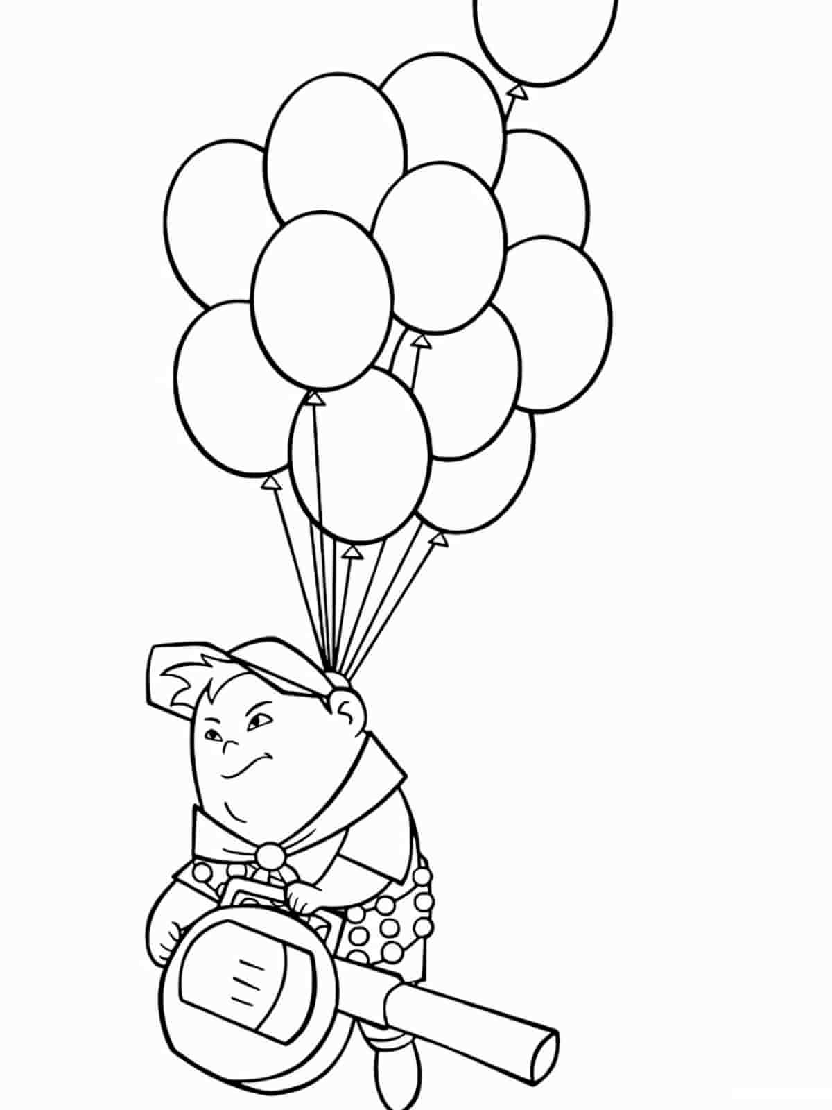 Up Carl And Ellie Young Coloring Pages