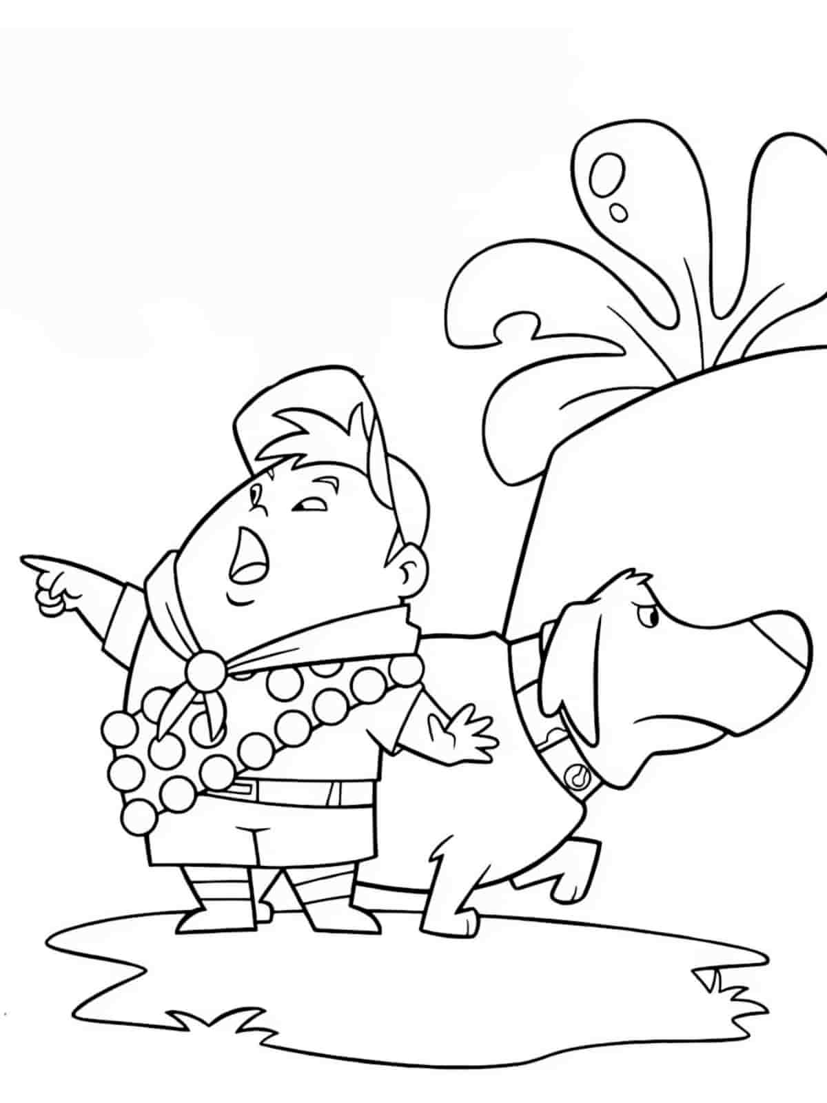 Up Memorable Moments Coloring Pages