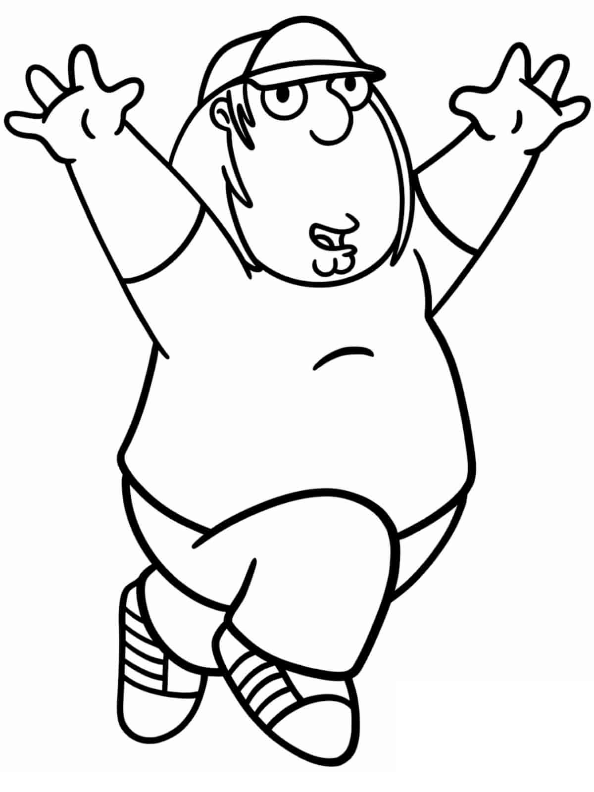 Family Guy Brian Griffin Coloring Pages