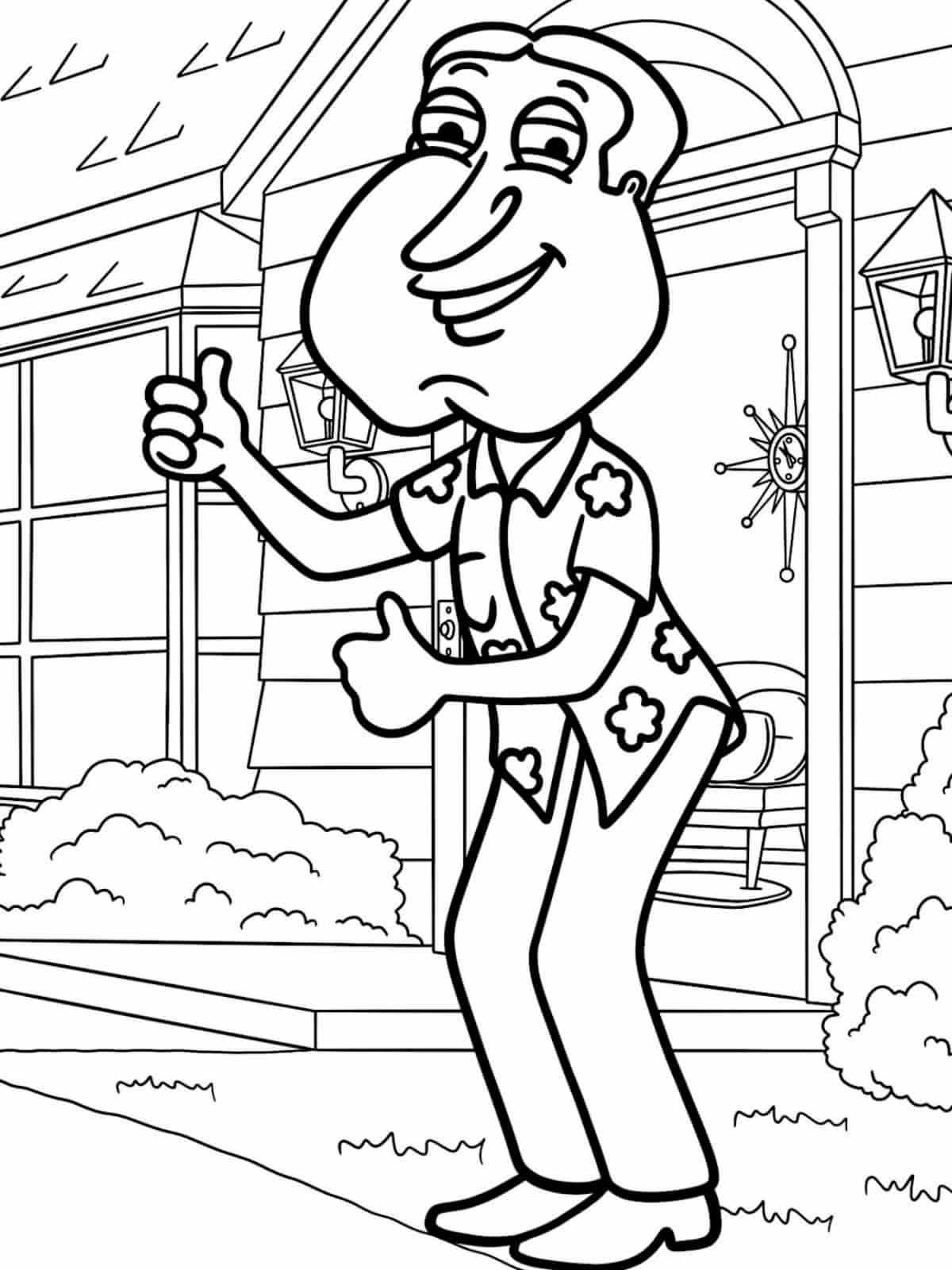 Family Guy Characters Coloring Pages