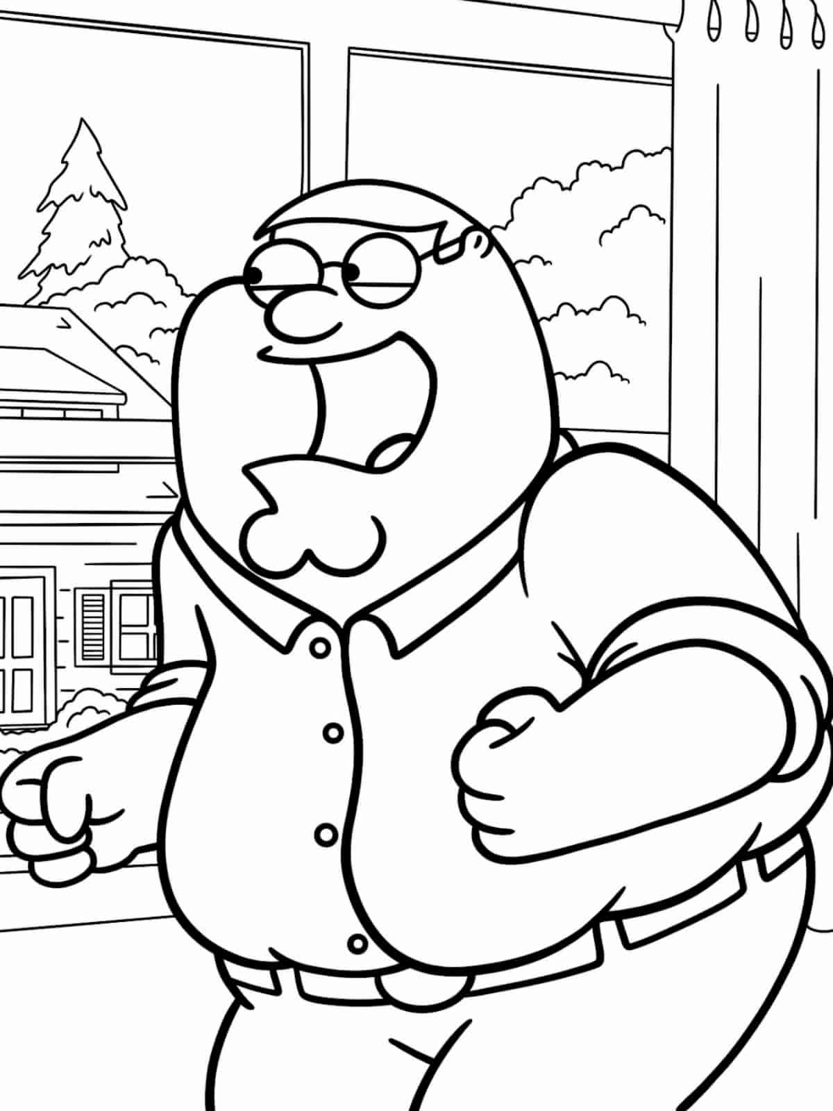 Family Guy Tv Show Coloring Pages