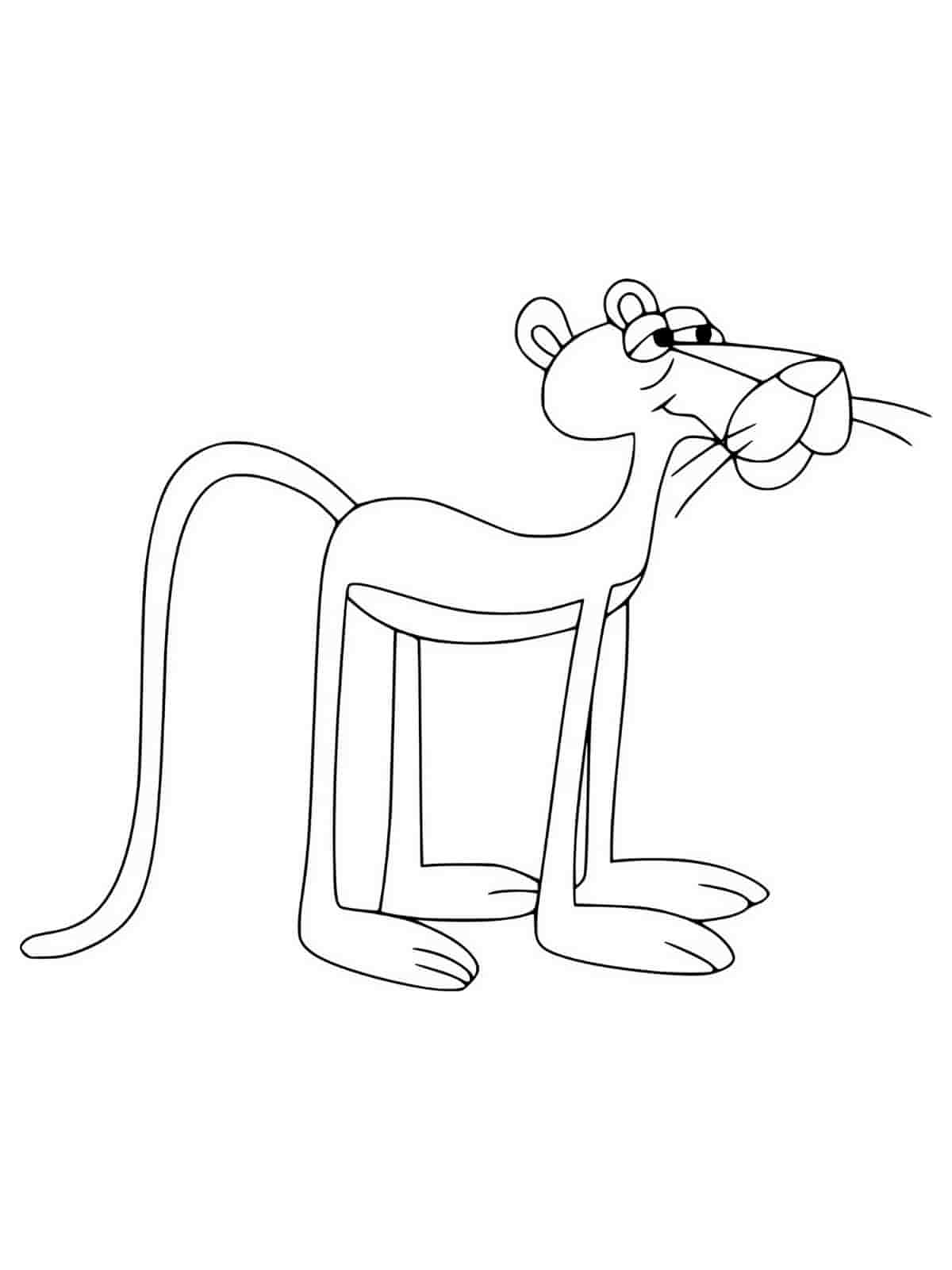 Pink Panther And Inspector Clouseau Coloring Pages